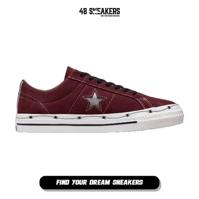 Promo Sepatu Pria Converse One Star Pro Razor Maroon A05091C