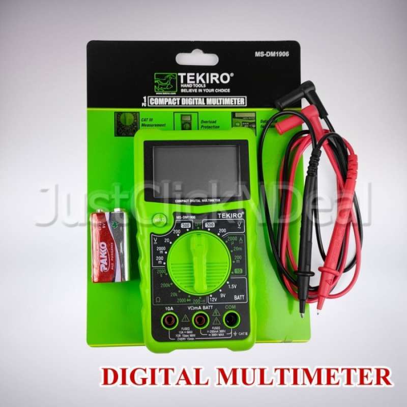 Promo TEKIRO COMPACT DIGITAL MULTIMETER MULTITESTER AVOMETER
