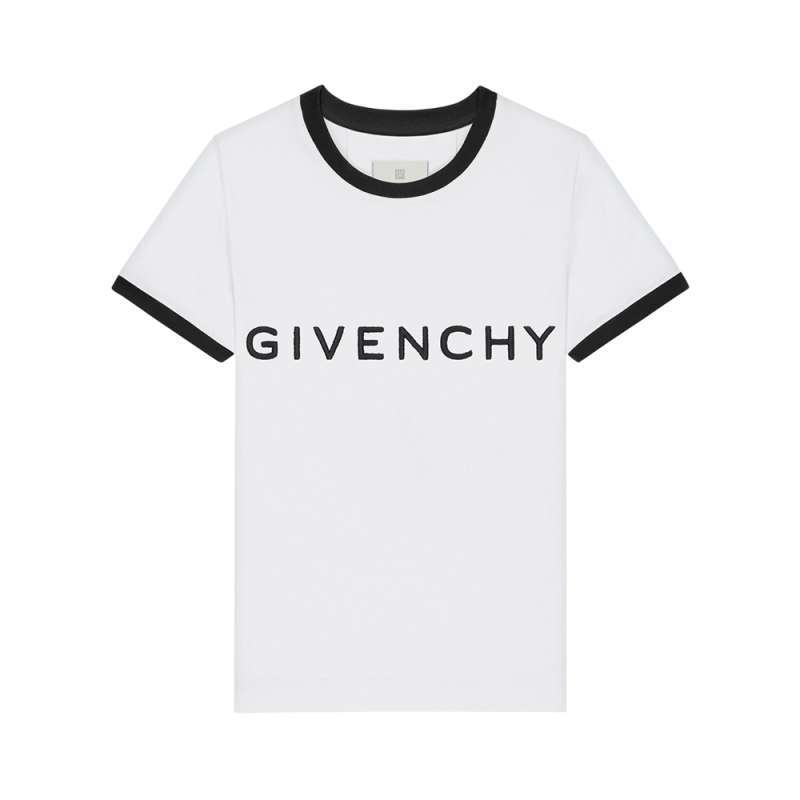 Tシャツ・カットソー GIVENCHY GIVENCHY ARCHETYPE T-SHIRT Givenchy Archetype Logo Print T-Shirt Black Women – voilà.id