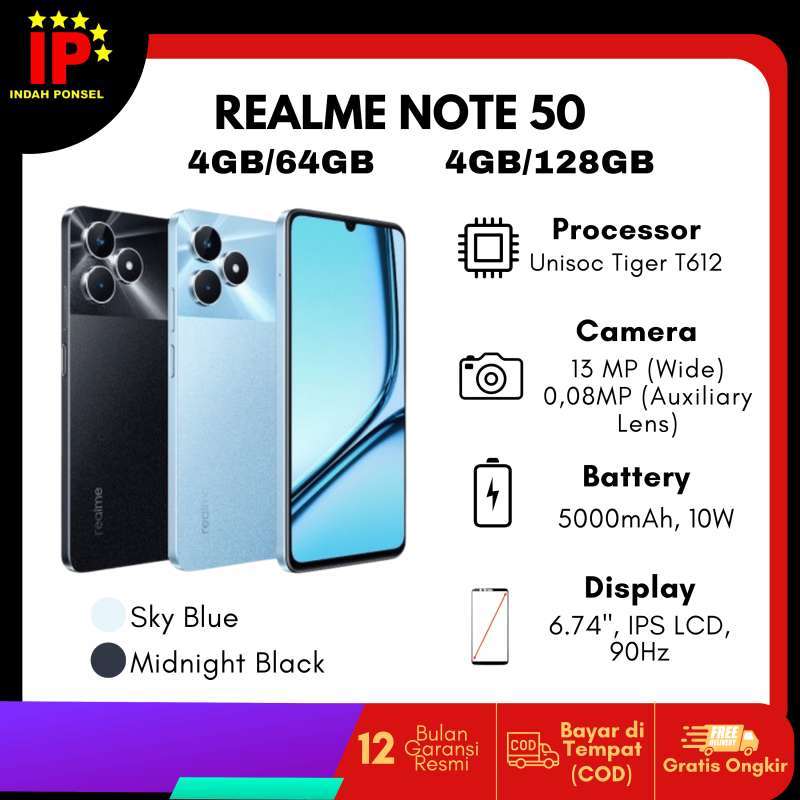 realme Note 50 ミッドナイトブラック 3GB 64GB Realme NOTE 50 64GB