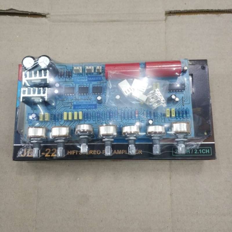 Promo Termurah Kit Hifi Stereo Tone Control Super Treble+subwoofer220 Terbaik Diskon 34 Di