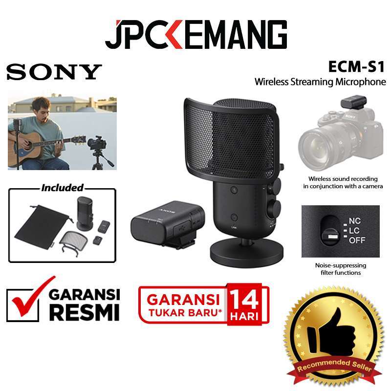 Promo JPC KEMANG Sony ECMS1 Wireless Streaming Microphone Sony ECMS1
