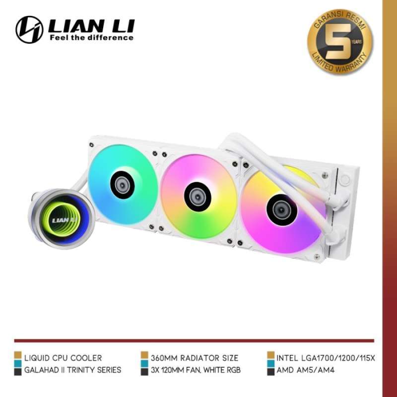 Lilan Fans Jual LIAN LI Galahad II Trinity 360 | High Performance RGB Fan - Hitam ...