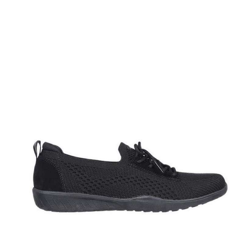 Skechers Newbury ST Women's Slip On Shoes Black