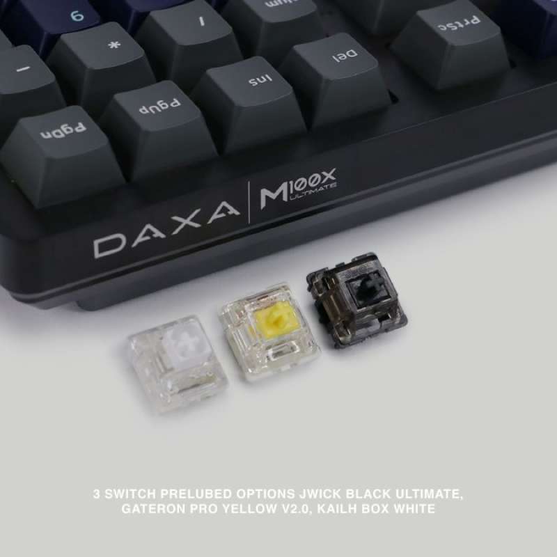 Promo Rexus Daxa M100x Ultimate 3in1 Wireless Mechanical Keyboard ...