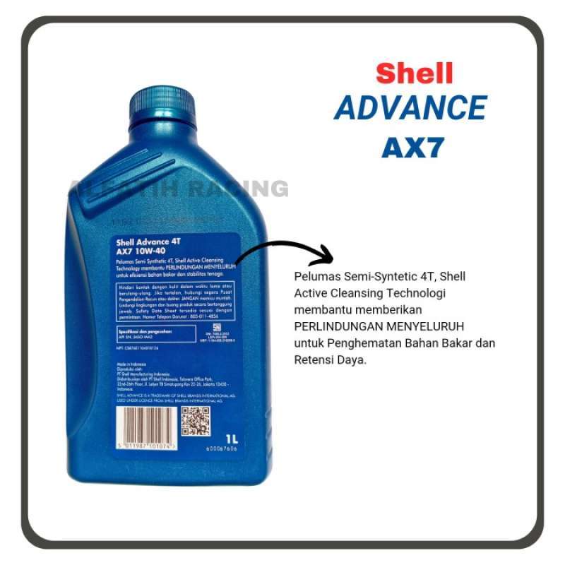 Promo Shell Advance AX7 4T 1l CKD Diskon 9% di Seller Dharmajati Jaya ...