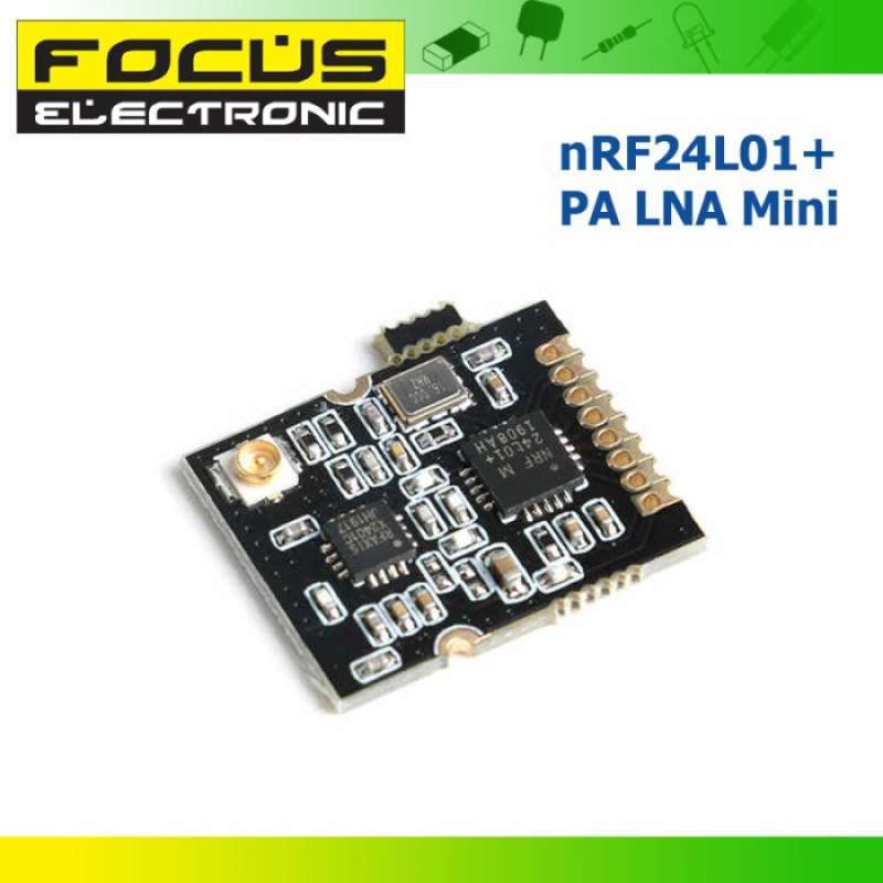 Promo nRF24L01+PA+LNA 2.4GHz Wireless GT-24 w/ uFL for Arduino ESP32