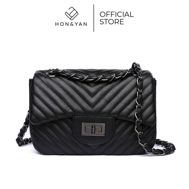 Promo Tas Selempang Wanita Original Calianda Sling Bag By Honyan Dustbag Black Diskon 34 Di Seller Clothink Penggilingan Kota Jakarta Timur Blibli