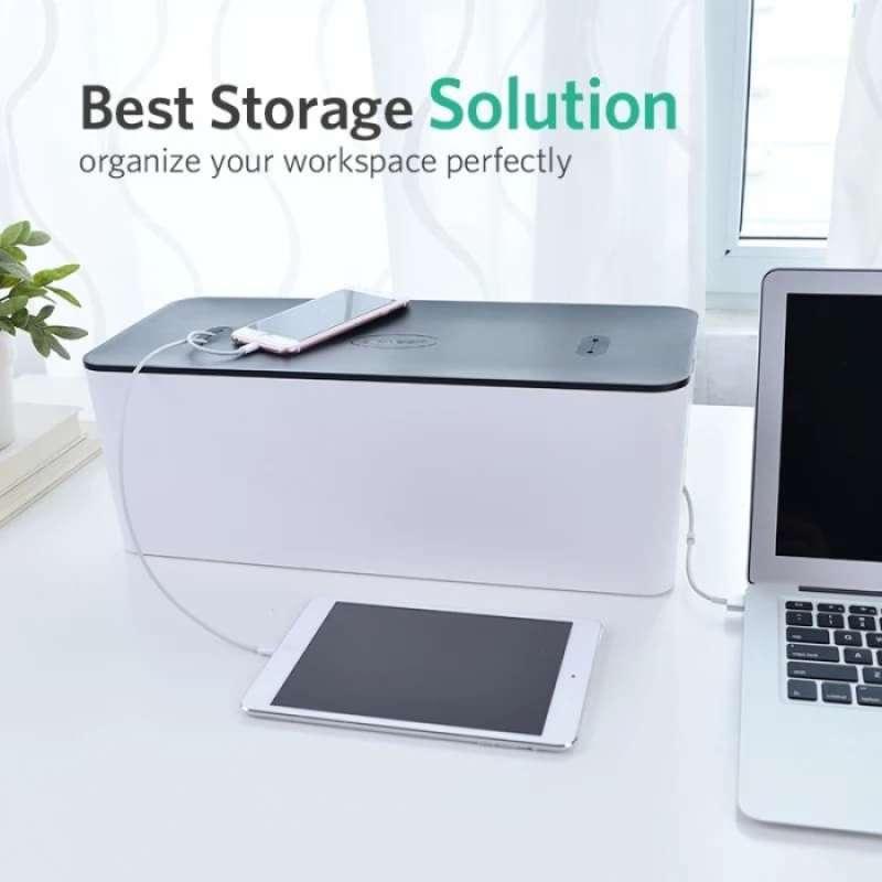 Promo Ugreen Cable Organiser Box For Powerstrip Usb Dataline Large ...