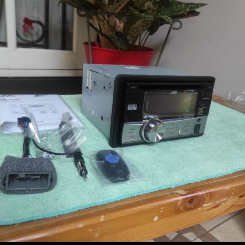 Promo Sale Head Unit Jvc Tape Mobil Double Din Jvc - R500 Usb Aux In