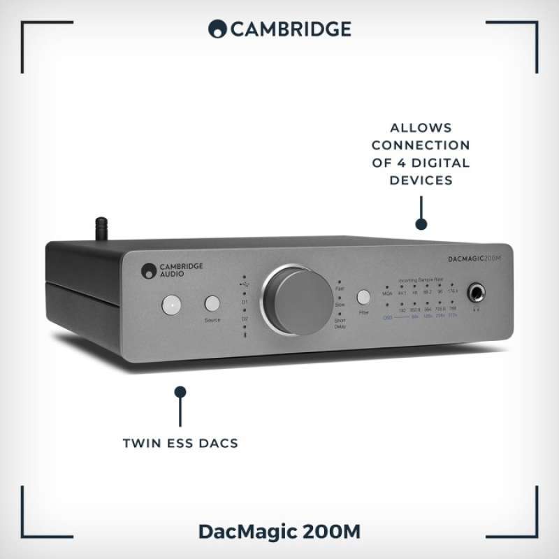 Jual Cambridge Dacmagic 200m Dac Magic Mqa Hifi Dac And Headphone