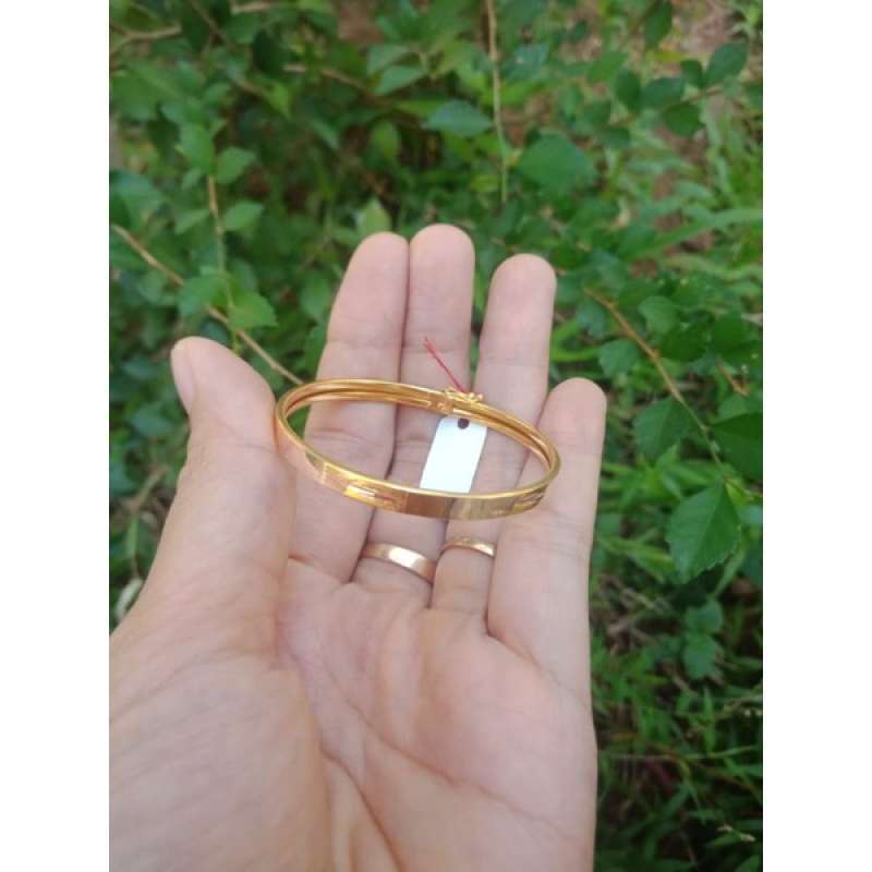 Jual Gelang Bangkok Anak Emas Asli Model Kuat Awet Gelang Emas
