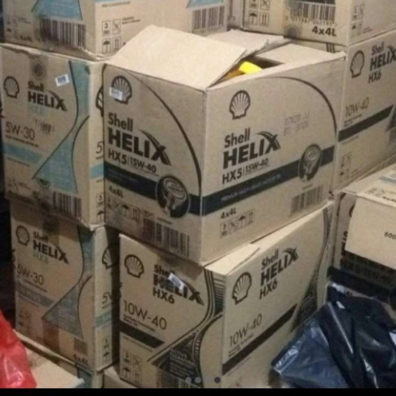 Promo Shell Helix Hx5 15w 40 4lscan Barcode Diskon 20% Di Seller ...