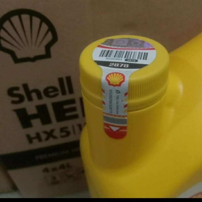 Promo Shell Helix Hx5 15w 40 4lscan Barcode Diskon 20% Di Seller ...