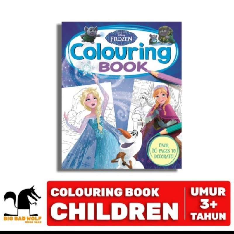 Promo Wonderful World Of Disney's Frozen, Colouring Book Diskon 31 Di