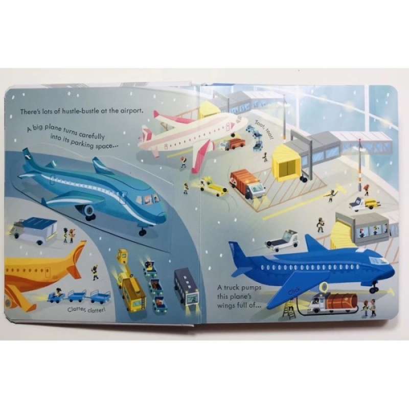 Promo Usborne Peep Inside How A Plane Works - Buku Import Anak Diskon ...