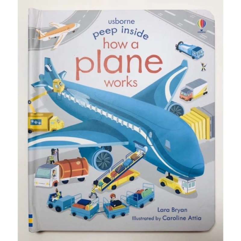 Promo Usborne Peep Inside How A Plane Works - Buku Import Anak Diskon ...