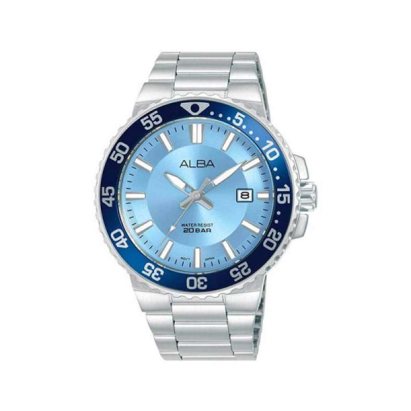 Jam Tangan Alba Mechanical Automatic Pria 100% Original Silver Stainless  Steel AS9S83 X1