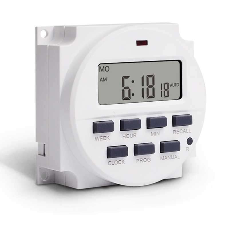 Jual Sinotimer Programmable Digital Timer Switch Relay 16 Program 220v ...