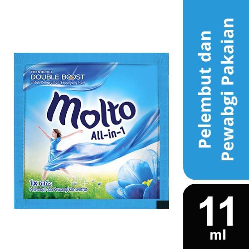 Promo Molto All In 1 Biru [11 Ml /360 Sachet /1 Karton ] Diskon 33% Di ...