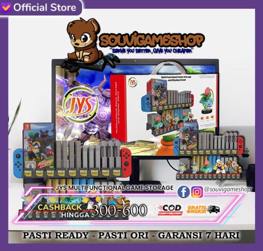 Jual Jys Multifunctional Game Storage And Display Stand Rak Games