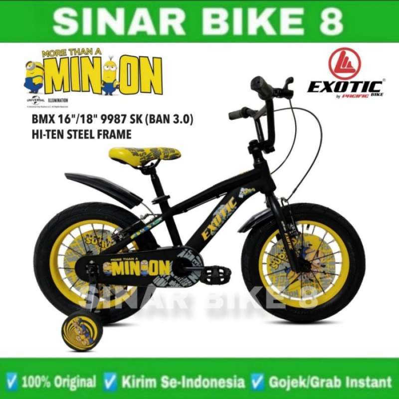 Minions bike 16 inch top