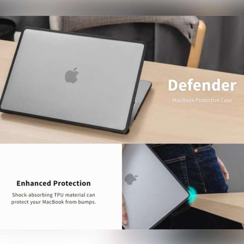 Case Macbook Pro 13/13.6 Air M2 2022 SwitchEasy Defender Cover Casing