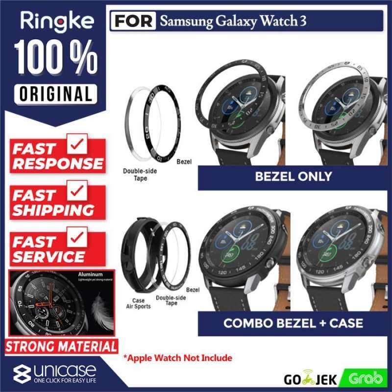Ringke Galaxy Watch 3 (45mm) Bezel Styling Stainless Steel - Sliver GW3-45-01