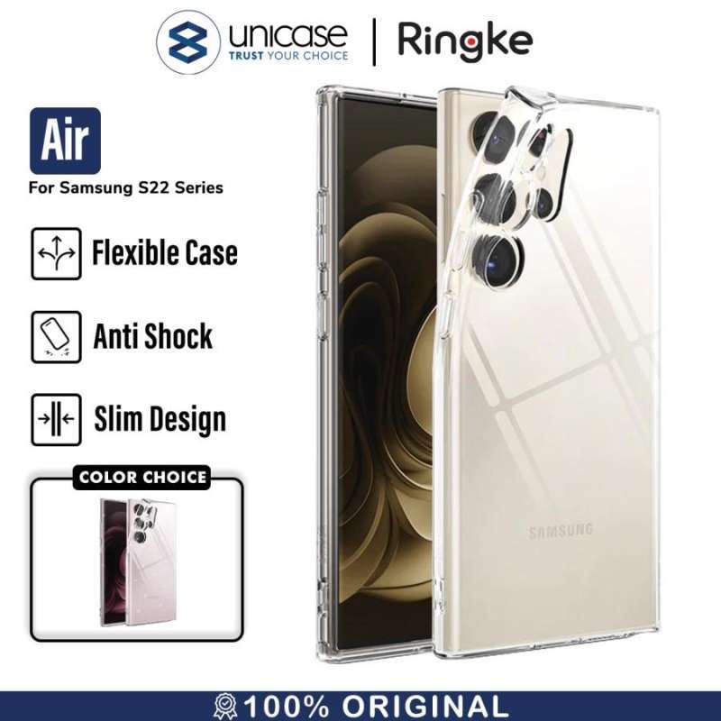 Case Samsung Galaxy S22 Ultra Plus Ringke Air Clear Softcase Casing