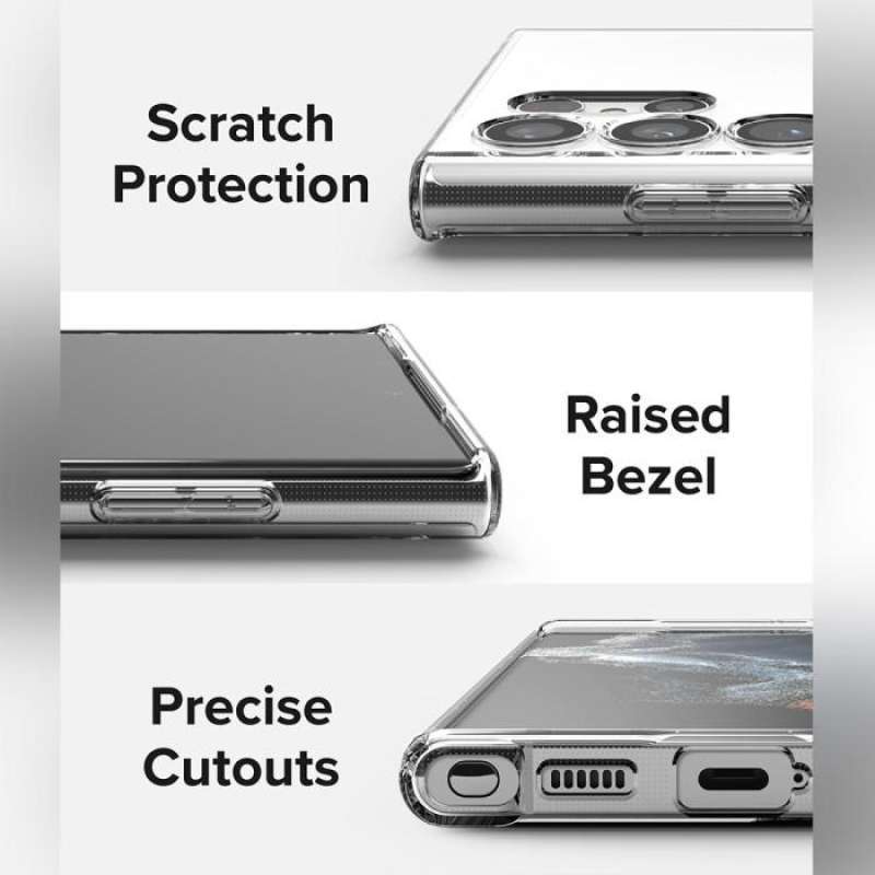 Case Samsung Galaxy S22 Ultra Plus Ringke Air Clear Softcase Casing