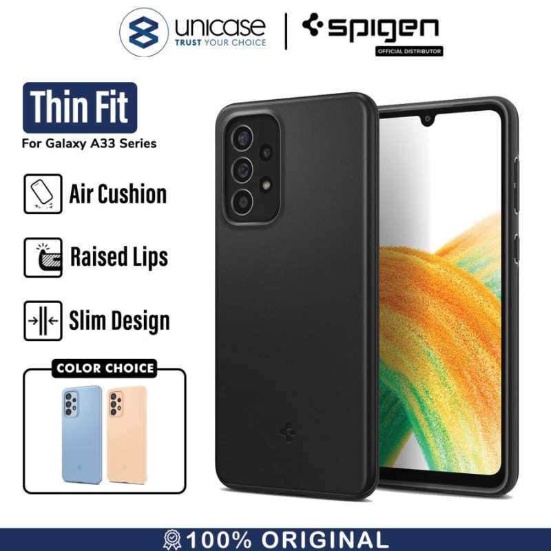Case Samsung Galaxy A33 Spigen Thin Fit Slim Hybrid Anti Crack Casing