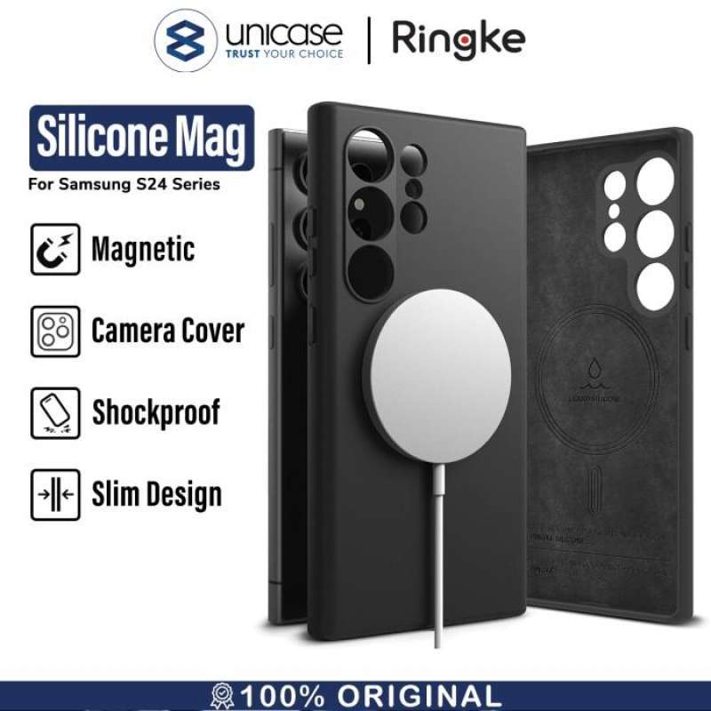 Case Samsung Galaxy S24 Ultra Plus Ringke Silicone Magnetic Casing