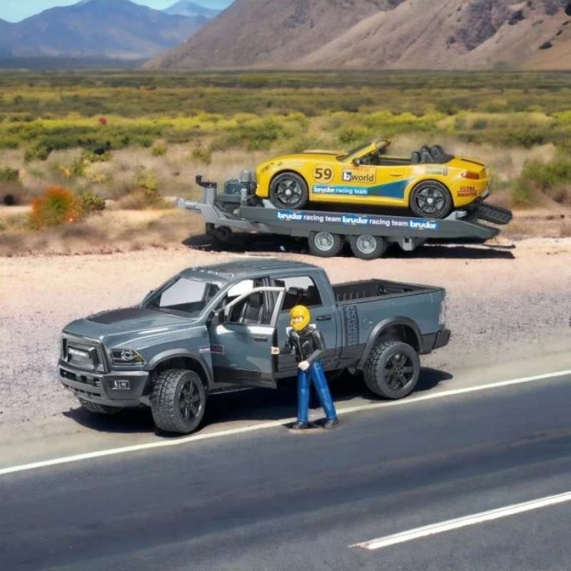 Bruder RAM Power Wagon & Roadster Bruder Racing Team main image 0