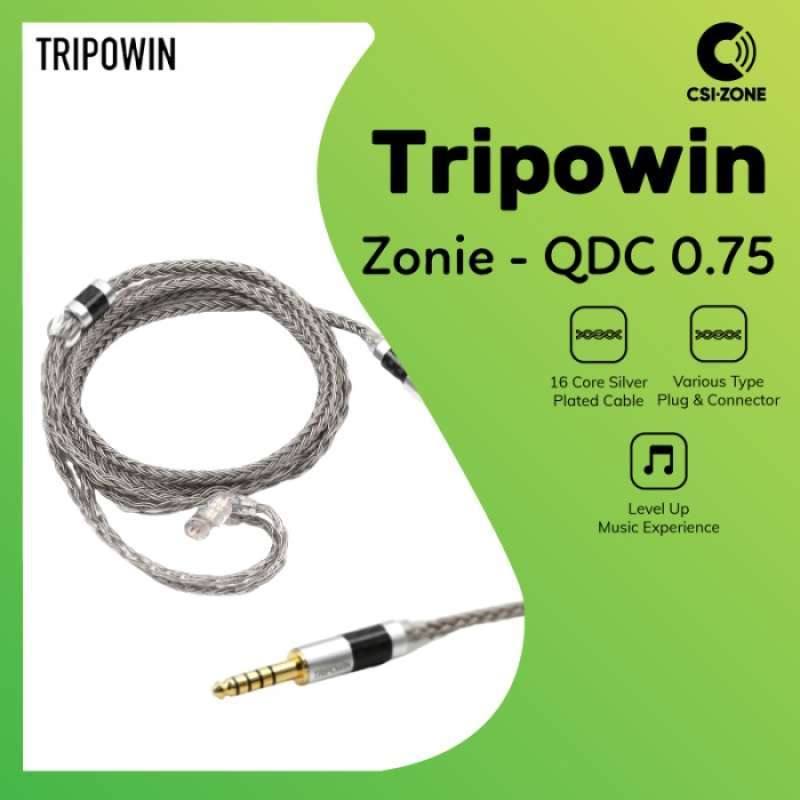 Jual Tripowin Zonie 16 Core Upgraded Silver Plated Cable - Qdc 2 Pin 0. ...