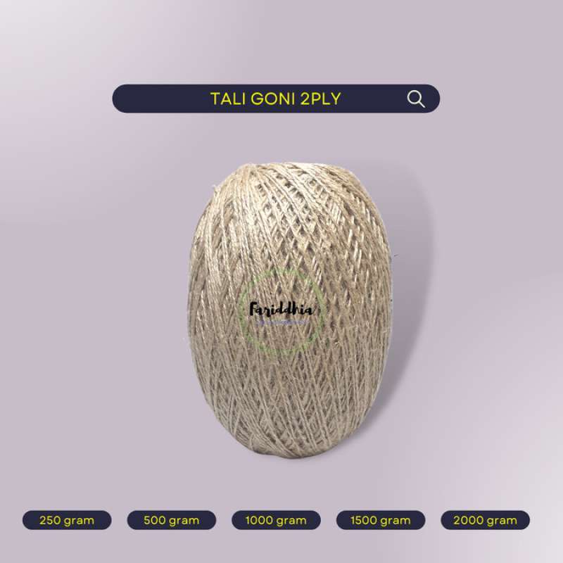 Jual Tali Goni/ Rami Ukuran 2mm 500 Meter Di Seller Sunshop ...