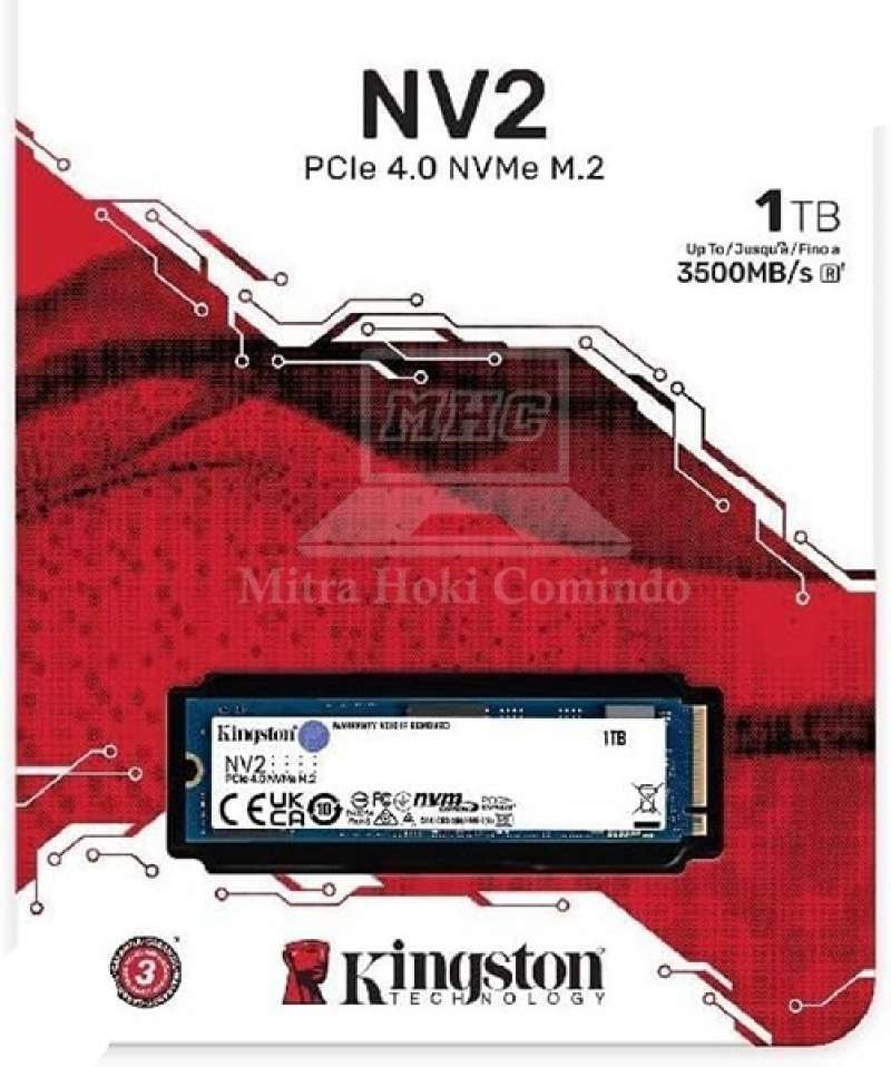 SSD KINGSTON 1TB SSD NVME KINGSTON NV2 1TB NVME GEN