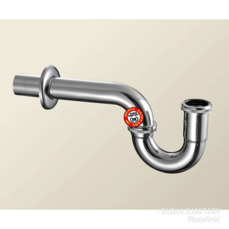Promo P-trap Leher Angsa Wastafel /sifon Pembuangan Stainles Anti Karat ...