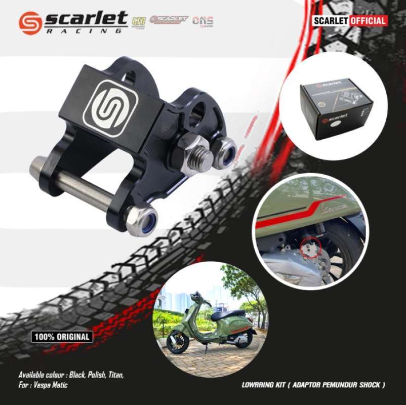Decorative Rear Adaptor Promo Racing Lowering Kit Rear Adaptor Pemundur Shock Vespa Sale ...