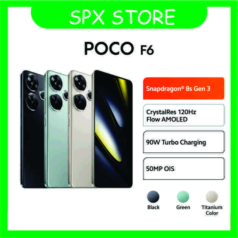 POCO F6 8GB RAM 256GB ROM Green