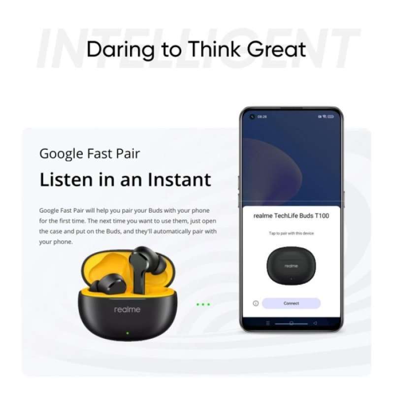 Promo Realme Tws Buds T100 Original Murah Baru Segel Box Diskon 23% Di ...