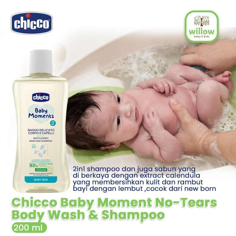 Jual Sabun Mandi Anak Chicco Baby Moment No-tears Body Wash