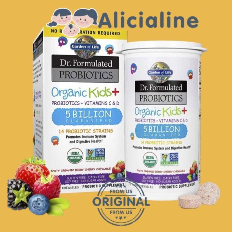 Promo Garden Of Life Dr Formulated Probiotic Organics Kids+ Probiotik