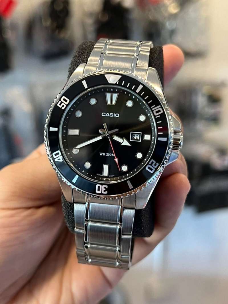 Original 100 Casio MDV 107D 1A1VDF Marlin Duro Diver 200m MDV 107D 1A1 MDV107 Jam Garansi Resmi casio 1 Tahun