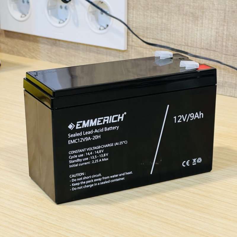 Promo Battery Ups Emmerich 12v 9ah. Vrla Baterai Aki Kering Diskon 23