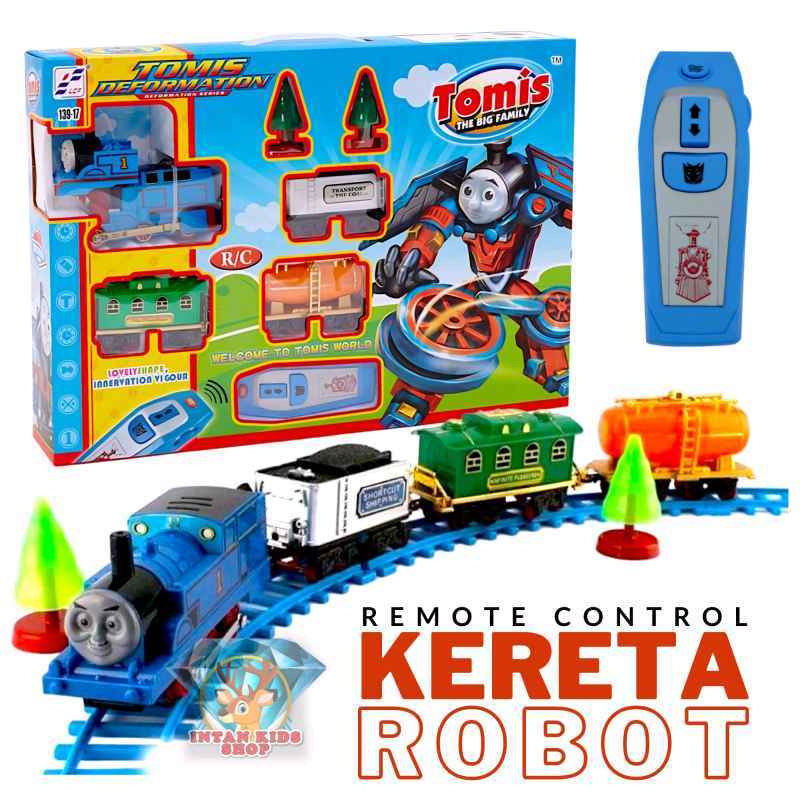 Jual Mainan Anak Remote Control Kereta Robot Train Tomis The Big Family Deformation 139 17 Di Seller Intan Kids Shop Pagelaran Kab. Bogor Blibli