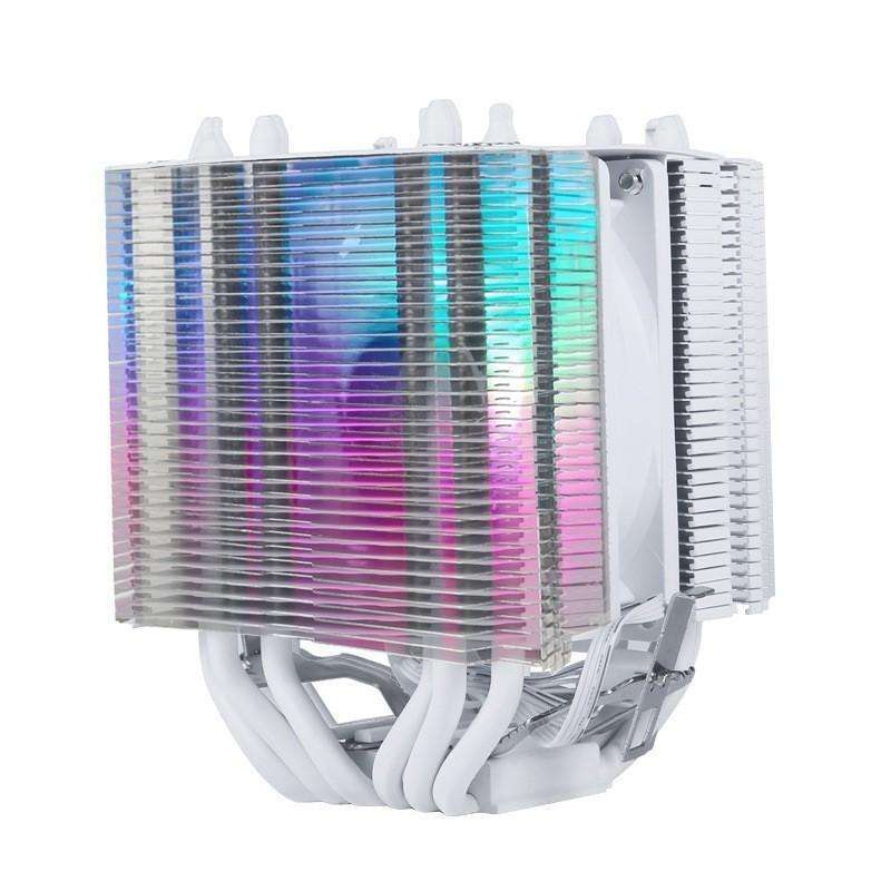 Jual Qiuzaim Db 920 White Cpu / Pc Cooler Rgb 90mm Single Fan - 6 Pipes ...