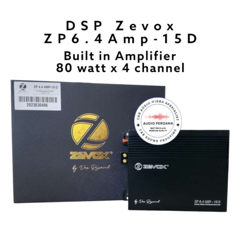 Promo Processor Prosesor Dsp Audio Zevox Zp 6.4 Amp 15d High Power