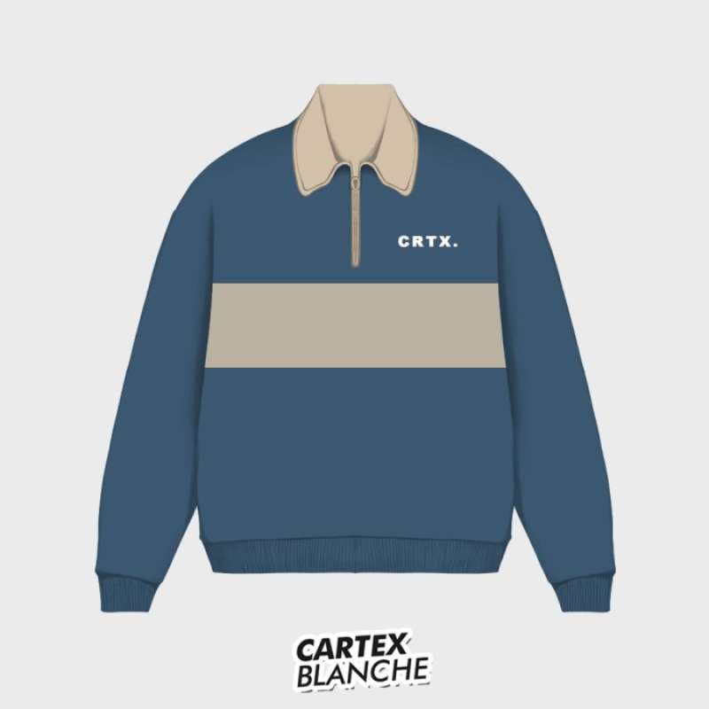 Jual Cartexblanche Crtx Twotone Mix Halfzip Rugby Sweater Jaket Bordir Denim X Beige L Di Seller Wd store Kp. Utan Rt 10 09 No. 98. Cengkareng Timur masuk Dari Gang Samping Skolahan