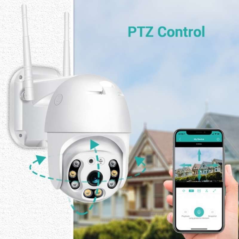 Promo Ip Camera Wireless Outdoor Wifi Hd Ptz Speed Dome 1080p / Ip Cam ...