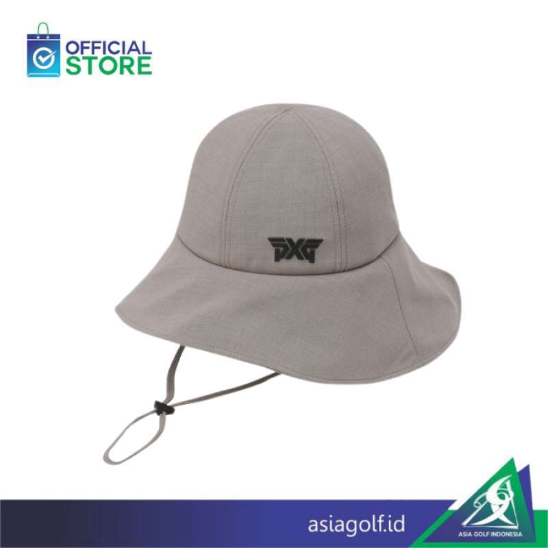 PXG ゴルフ レディース 耳あて付きキャップ グレー/ホワイト 大人気